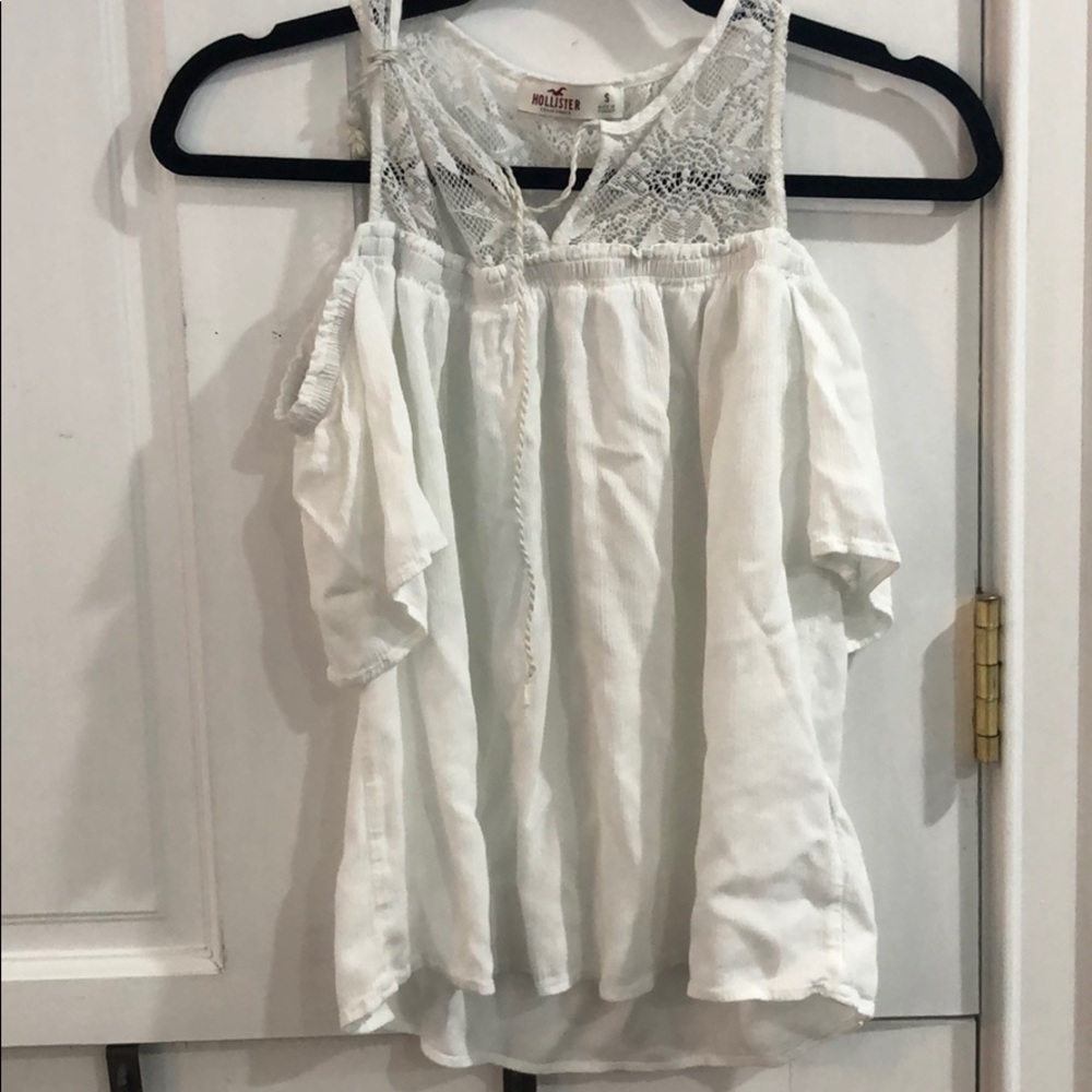 White blouse from Hollister